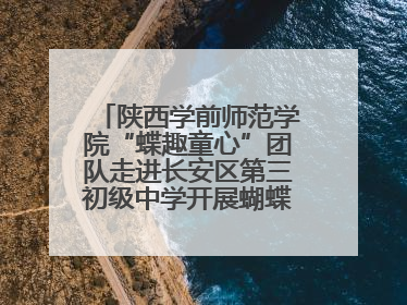 陕西学前师范学院“蝶趣童心”团队走进长安区第三初级中学开展蝴蝶科普活动