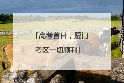 高考首日，厦门考区一切顺利