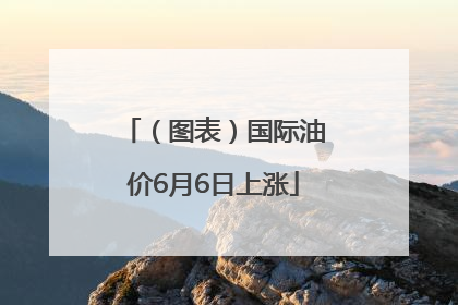 （图表）国际油价6月6日上涨