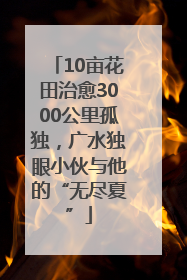 10亩花田治愈3000公里孤独，广水独眼小伙与他的“无尽夏”