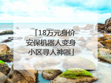 18万元身价安保机器人变身小区寻人神器