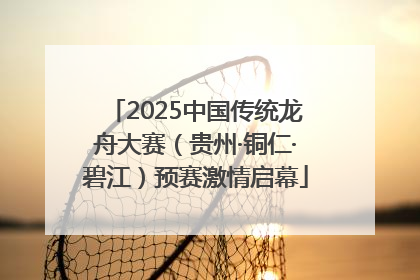 2025中国传统龙舟大赛（贵州·铜仁·碧江）预赛激情启幕