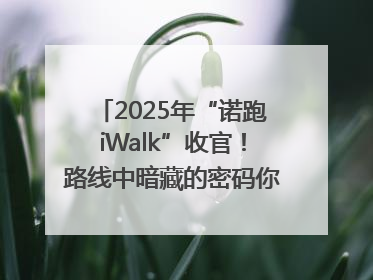 2025年“诺跑iWalk”收官！路线中暗藏的密码你发现了吗？