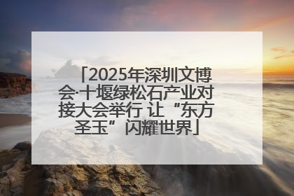 2025年深圳文博会·十堰绿松石产业对接大会举行 让“东方圣玉”闪耀世界