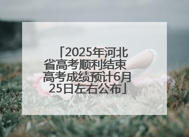 2025年河北省高考顺利结束 高考成绩预计6月25日左右公布