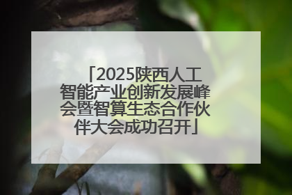2025陕西人工智能产业创新发展峰会暨智算生态合作伙伴大会成功召开