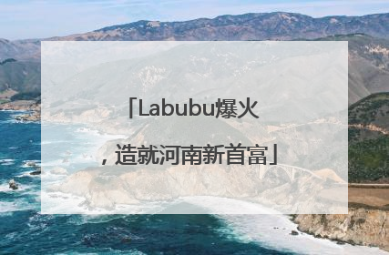 Labubu爆火，造就河南新首富